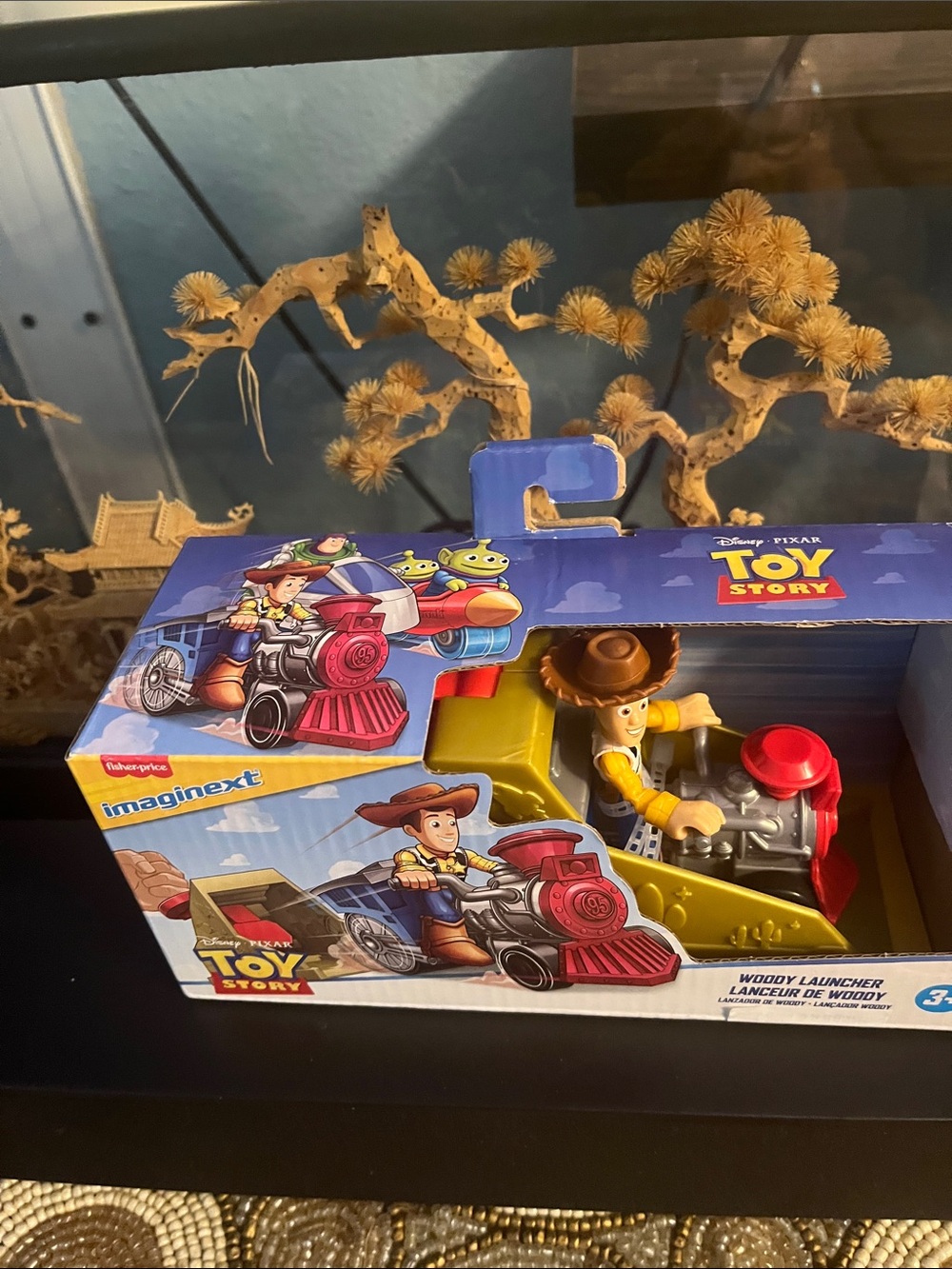 Fisher-Price Imaginext Toy Story Woody Launcher - Yellow, Red, Blue